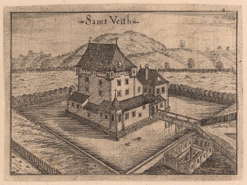 [Topographia Austriae Superioris Modernae: Das ist: Contrafee vnd Abbildung aller Städt, Clöster, Herrschafften vnd Schlösser, deß Etz-Hertzogthumbs Oesterreich, Ob der Ennß, welche Theils nach freyen Aug, Theils nach der Perspectivae Kunst ad vivum deliniert vnd abgezeichnet worden, sambt einer Specification der Jetzigen Herrn Possessorn vnd Besitzer]. Sanct Veith