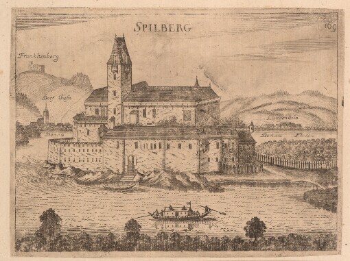 [Topographia Austriae Superioris Modernae: Das ist: Contrafee vnd Abbildung aller Städt, Clöster, Herrschafften vnd Schlösser, deß Etz-Hertzogthumbs Oesterreich, Ob der Ennß, welche Theils nach freyen Aug, Theils nach der Perspectivae Kunst ad vivum deliniert vnd abgezeichnet worden, sambt einer Specification der Jetzigen Herrn Possessorn vnd Besitzer]. Spilberg