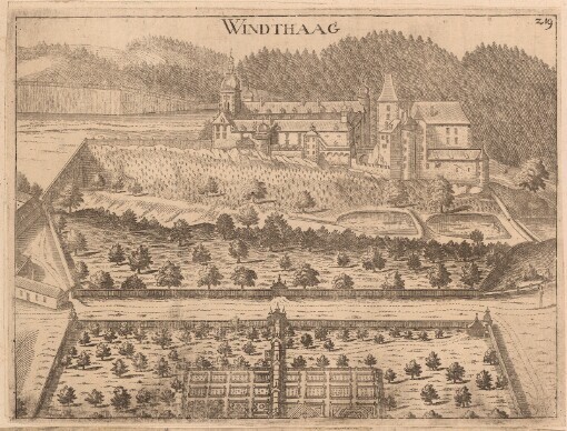 [Topographia Austriae Superioris Modernae: Das ist: Contrafee vnd Abbildung aller Städt, Clöster, Herrschafften vnd Schlösser, deß Etz-Hertzogthumbs Oesterreich, Ob der Ennß, welche Theils nach freyen Aug, Theils nach der Perspectivae Kunst ad vivum deliniert vnd abgezeichnet worden, sambt einer Specification der Jetzigen Herrn Possessorn vnd Besitzer]. Windthaag