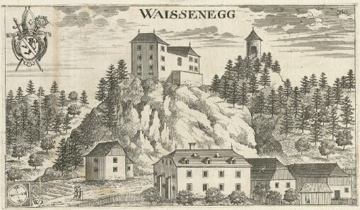 [Topographia Archiducatus Carinthiae antique & modernae completa: Das ist Vollkommne und gründliche Land-Beschreibung deß berühmten Erz-Herzogthums Kärndten ... ]. 210. Waissenegg