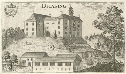 [Topographia Archiducatus Carinthiae antique & modernae completa: Das ist Vollkommne und gründliche Land-Beschreibung deß berühmten Erz-Herzogthums Kärndten: beydes nach dem Vormaligen und jetzigem Zustande desselben: Darinn Alle dessen Städte, Märckte, Klöster, und Schlösser, nebst andren Beschaffenheiten, und Miteinführung mancher, entweder zur Erläuterung dienlicher, oder sonsten sich dazu bequemender Geschichten, Nicht allein mit einer warhafften Feder, sondern auch Naturähnlichem Abriß der beschriebenen Oerter, und in Kupffer gebrachten Plätze,]. 16. Drasing