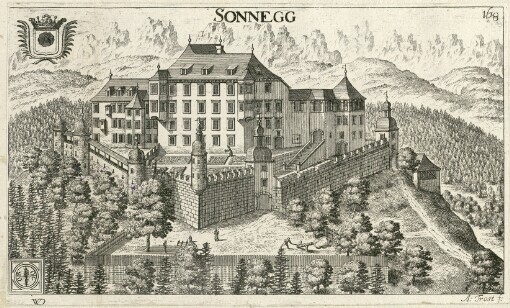 [Topographia Archiducatus Carinthiae antique & modernae completa: Das ist Vollkommne und gründliche Land-Beschreibung deß berühmten Erz-Herzogthums Kärndten ... ]. 168. Sonnegg