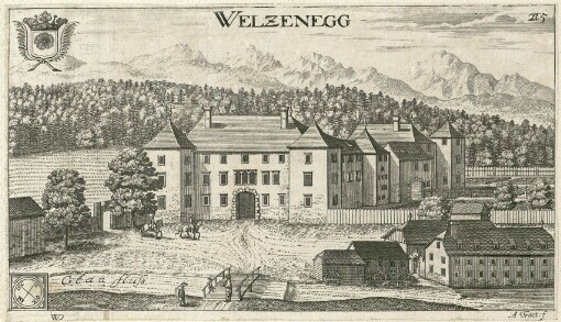 [Topographia Archiducatus Carinthiae antique & modernae completa: Das ist Vollkommne und gründliche Land-Beschreibung deß berühmten Erz-Herzogthums Kärndten ... ]. 215. Welzenegg
