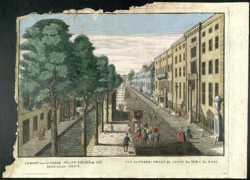 Gesight van de Heere Grast Siende na Get Besugden Hout: Vue du Heere-Grast du Cotté du Midy du Bois