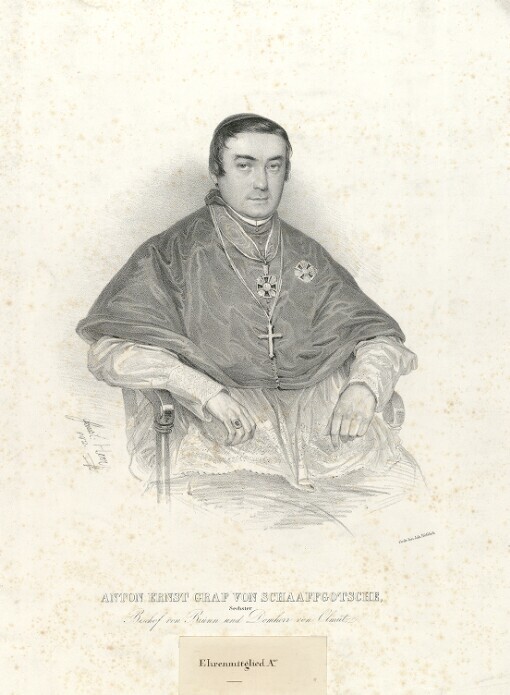 Anton Ernst Graf von Schaaffgotsche, Sechster Bischof von Brünn und Domherr von Olmütz