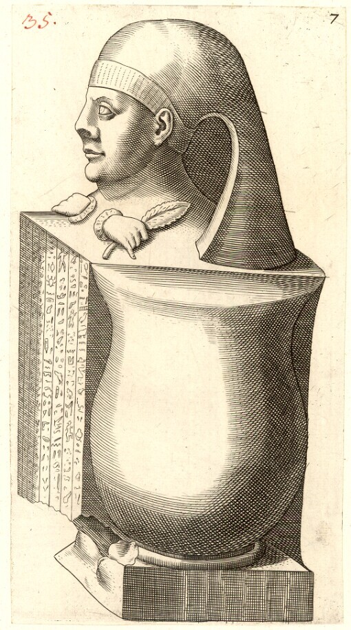 [Topographia urbis Romae. 35] ; 7. [Canopii Statua