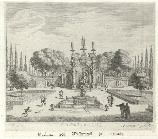 [Iconographia]. [9]. Machina von Wasserwerck zu Frescadj