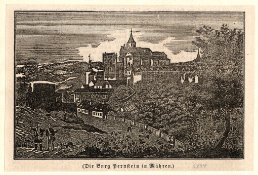Die Burg Pernstein in Mähren