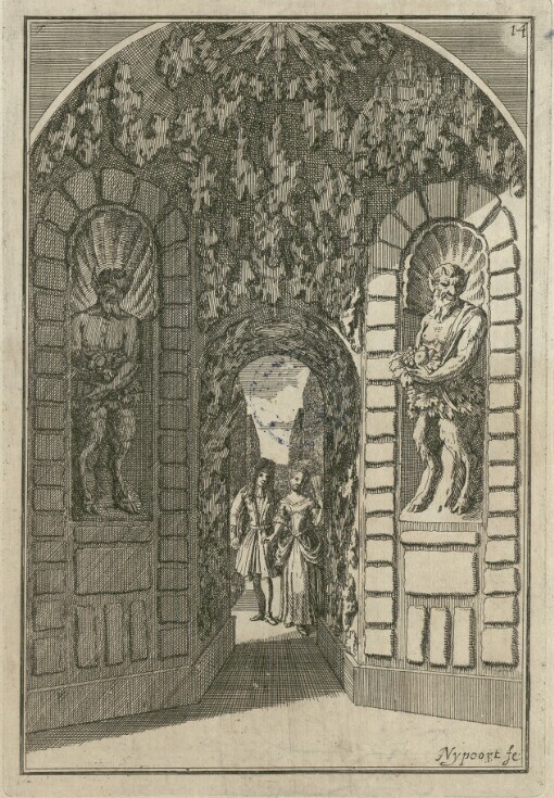 Grotta die Unten genandt allwo eine Unten bey springenden Wassersich tauchet