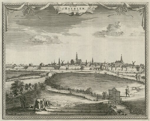 [Afbeeldinghe der voornaemste Steeden van Nederlant]. h. La Ville Haerlem en Hollande