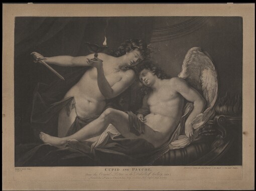 Cupid and Psyche. From the Original Picture in the Dusseldorff Gallery. Salle I