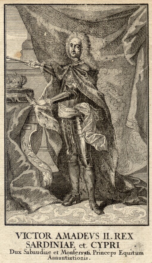 Victor Amadeus II. Rex Sardiniae et Capri Dux Sabaudiae et Monferrati, Princeps Equitum Annuntiationis