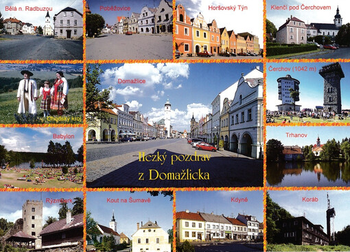 Hezký pozdrav z Domažlicka : Bělá n. Radbuzou, Horšovský Týn ...