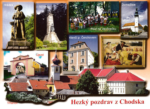 Hezký pozdrav z Chodska : Trhanov, Újezd ...