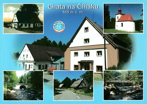 Chata na Čiháku : 585 m n. m.
