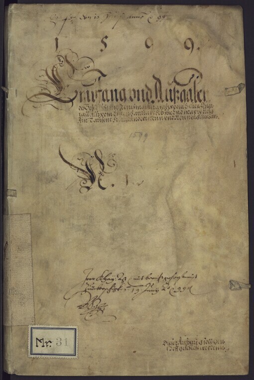 Empfang und Ausgaben des schlesischen Rentmeisteramts.