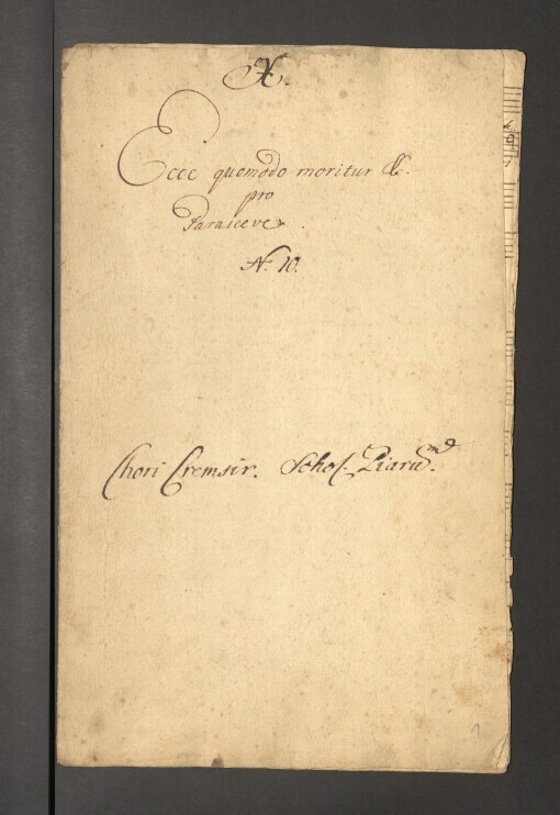 Ecce quomodo moritur pro Parasceve