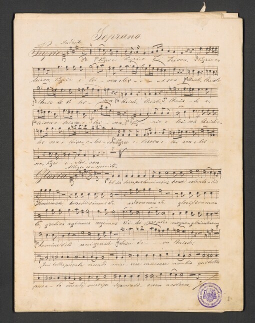 Benedictus a.d messe in A: Op. 10