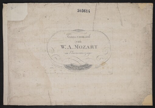 Trauermusik: im Clavierauszuge