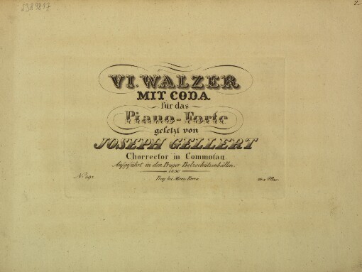 VI Walzer mit Coda: für das Piano-Forte