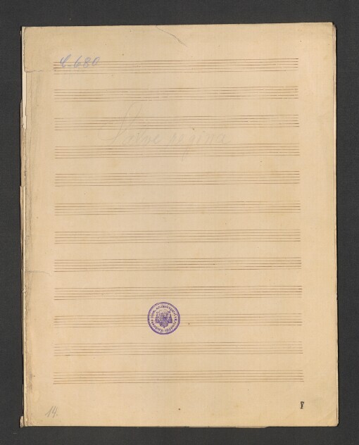 Salve Regina: (E dur)