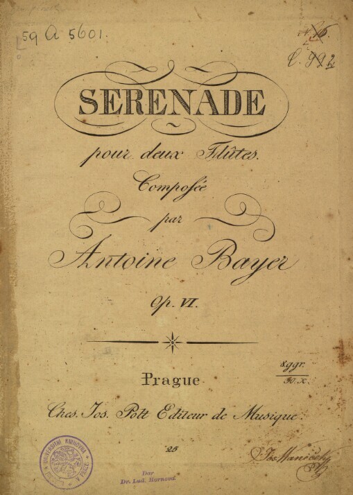 Serenade pour deux Flûtes: Op. VI