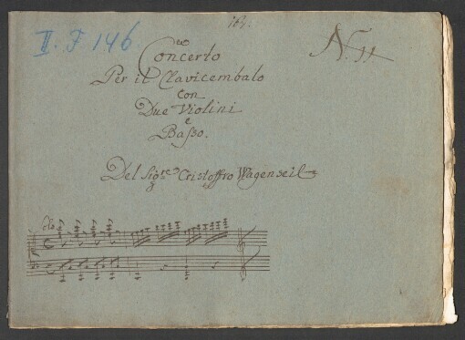 Concerto: Per il Clavicembalo, 2 Violini e Basso