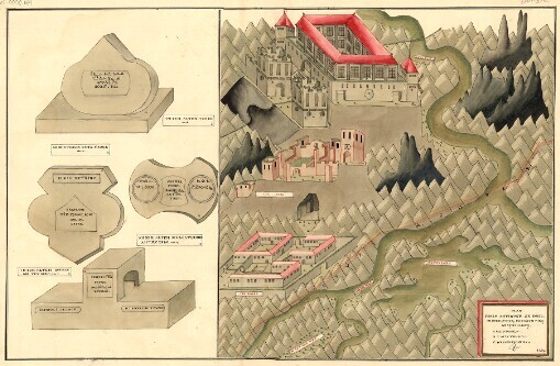 Plan derer Antiquen, zu Kössl, Ober Öster; in Traun Virt; Gräf; Tirhaitl