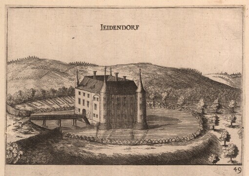 [Topographia Archidvcatvs Avstriae Inf- Modernae- seu Controfee vnd Beschreibung: aller Stätt Closter vnd Schlosser wie sie anietzo stehen in dem Ertzhertzogtumb unter Osterreich. Das Viertl ob Wiener waldt]. 49. Ieidendorf