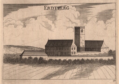 [Topographia Archidvcatvs Avstriae Inf- Modernae- seu Controfee vnd Beschreibung: aller Stätt Closter vnd Schlosser wie sie anietzo stehen in dem Ertzhertzogtumb unter Osterreich. Das Viertl vnter Mannhartsberg]. 10. Erdtperg