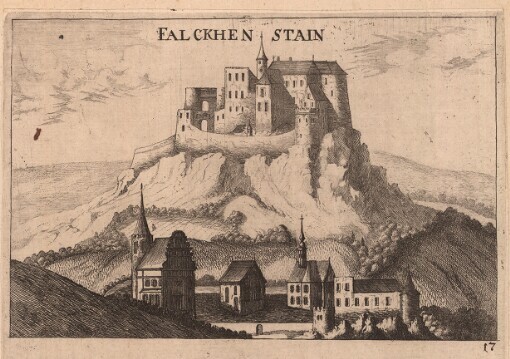 [Topographia Archidvcatvs Avstriae Inf- Modernae- seu Controfee vnd Beschreibung: aller Stätt Closter vnd Schlosser wie sie anietzo stehen in dem Ertzhertzogtumb unter Osterreich. Das Viertl vnter Mannhartsberg]. 17. Falckhenstain