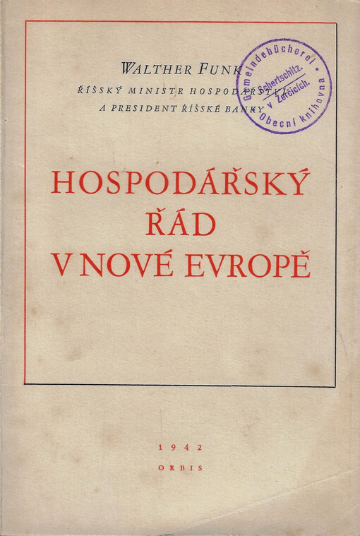 Hospodářský řád v Nové Evropě