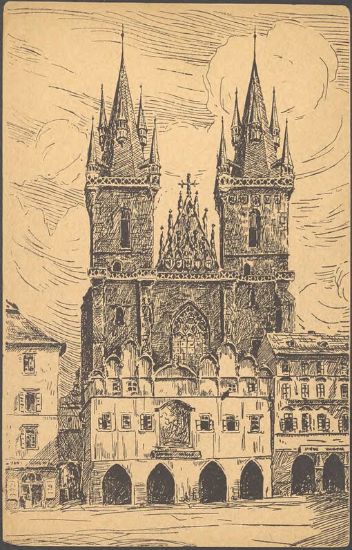 Kresby: [Praha v perokresbách]