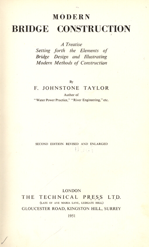 Modern bridge construction : a treatise setting forth the elements of bridge design and illustrating modern methods of construction