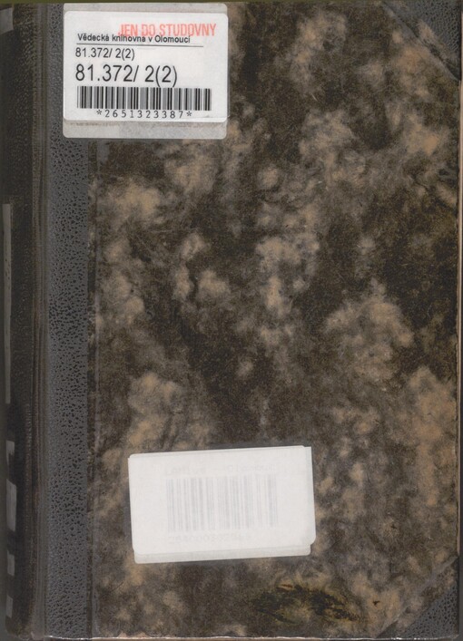 Vlastivěda střední a severní Moravy. Díl II. Střední a severní Morava v minulosti. Historický místopis střední a severní Moravy