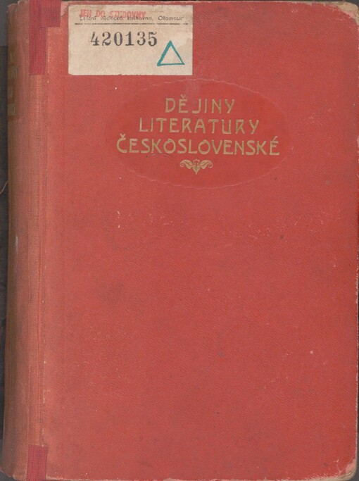 Populární dějiny literatury československé