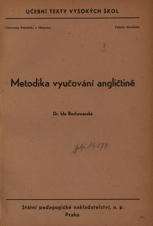 Metodika vyučování angličtině