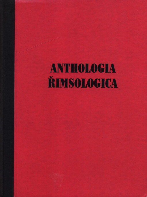 Anthologia řimsologica : k 25. výročí založení Protialkoholní společnosti dr. Řimsy