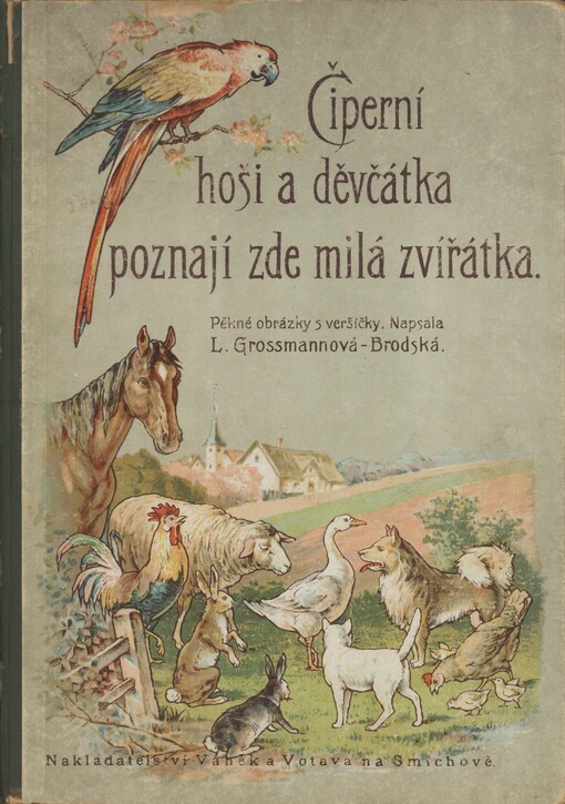 Čiperní hoši a děvčátka poznají zde milá zvířátka: pěkné obrázky s veršíčky
