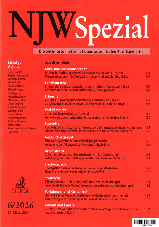 NJW Spezial