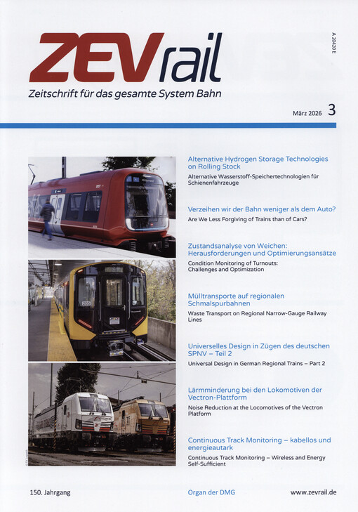 ZEVrail : Zeitschrift für das gesamte System Bahn