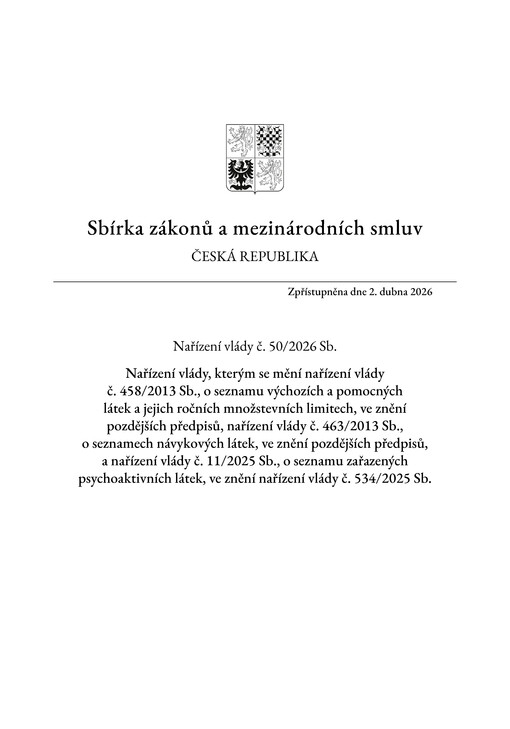 Sbírka zákonů a mezinárodních smluv : Česká republika