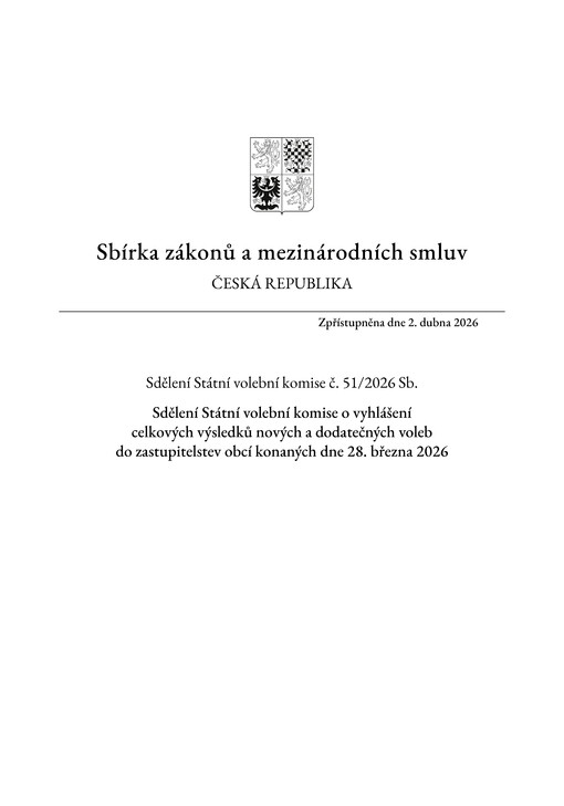 Sbírka zákonů a mezinárodních smluv : Česká republika