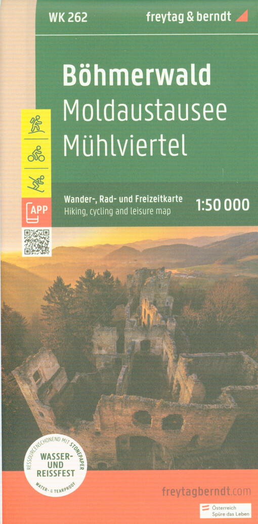 Böhmerwald : Moldaustausee, Mühlviertel : Wander-, Rad- und Freizeitkarte = hiking, cycling and leisure map