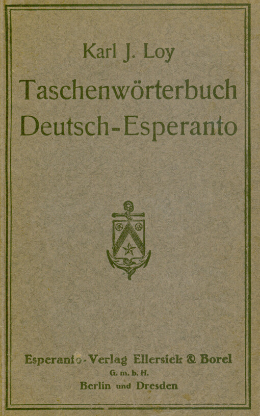 Taschenwörterbuch Deutsch-Esperanto