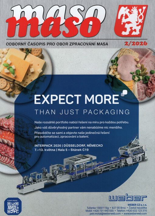 Maso : odborný časopis pro výrobce, zpracovatele a prodejce masa a masných výrobků