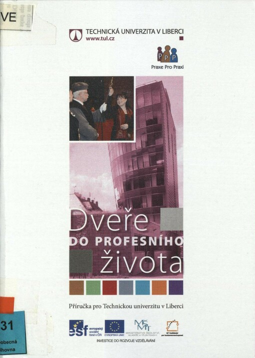 Dveře do profesního života: příručka pro Technickou univerzitu v Liberci