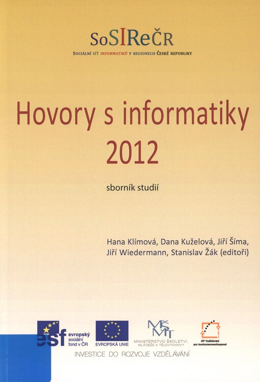 Hovory s informatiky 2012: sborník studií