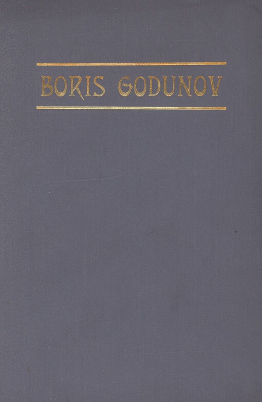 Boris Godunov: dramatická báseň z dějin ruských