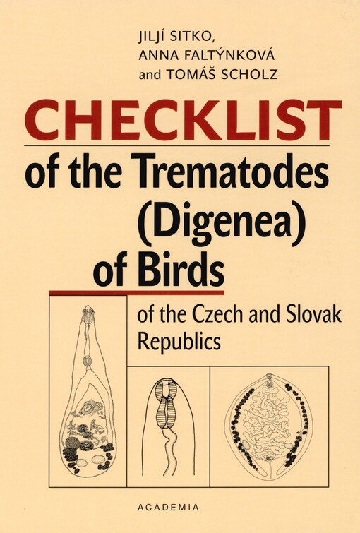 Checklist of the Trematodes (Digenea) of birds of the Czech and Slovak Republics
